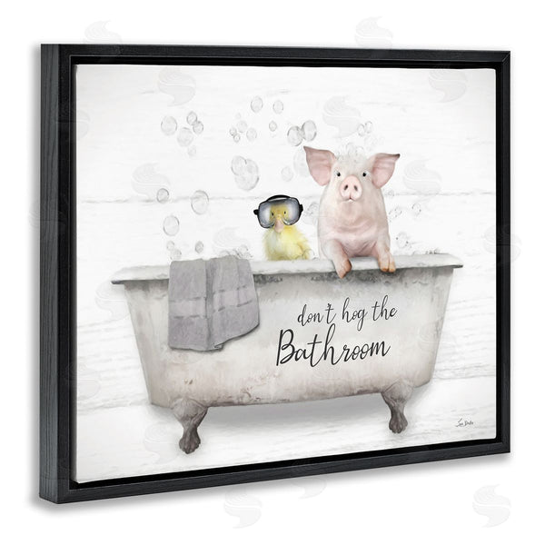 Stupell Industries Lori Deiter | Don't Hog Bathroom Wall Art
