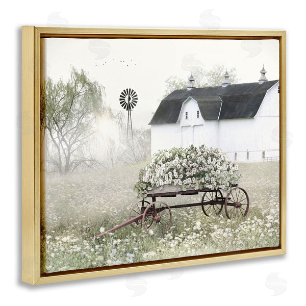 Stupell Industries Lori Deiter | Endearing Vintage Flower Wagon