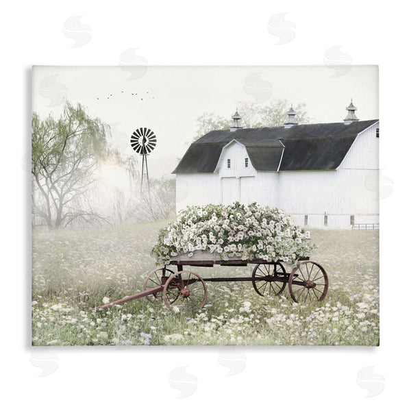 stupell industries Lori Deiter | Endearing Vintage Flower Wagon