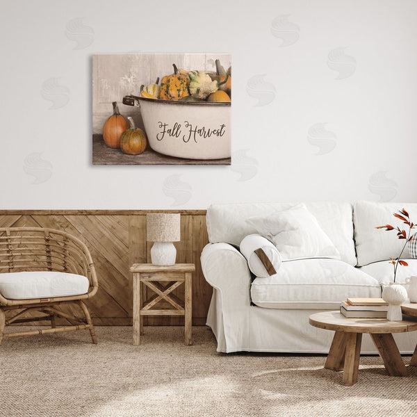 Stupell Industries Lori Deiter | Fall Harvest Bowl Gourds Pumpkins Arrangement Still Life Wall Art