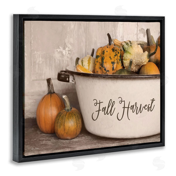 Stupell Industries Lori Deiter | Fall Harvest Bowl Gourds Pumpkins Arrangement Still Life Wall Art
