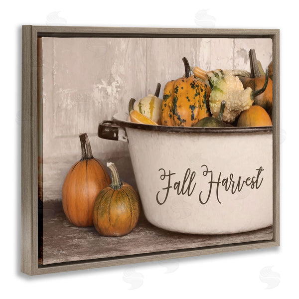 Stupell Industries Lori Deiter | Fall Harvest Bowl Gourds Pumpkins Arrangement Still Life Wall Art