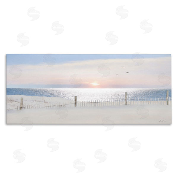 stupell industries Lori Deiter | Fence Along Shore Wall Art