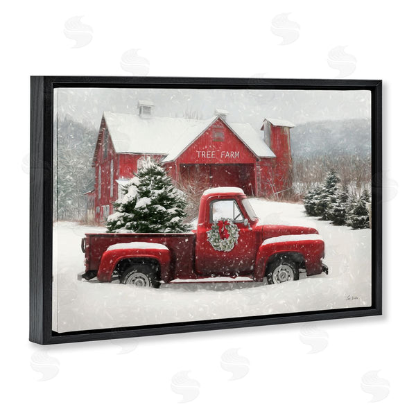 Stupell Industries Lori Deiter | Festive Tree Farm Pickup