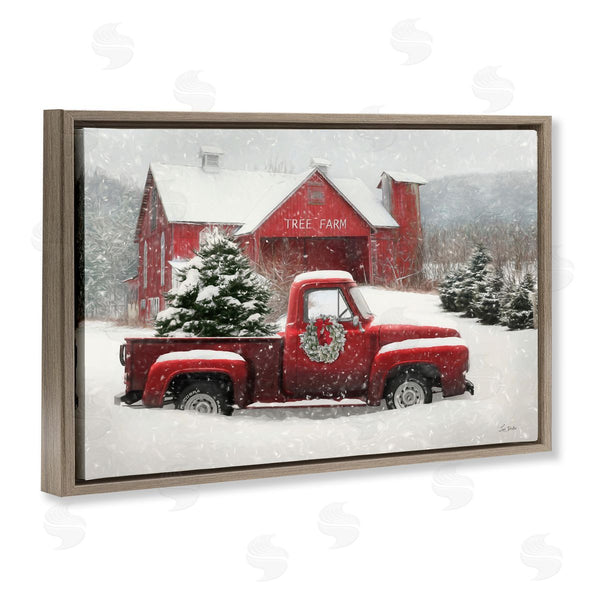 Stupell Industries Lori Deiter | Festive Tree Farm Pickup