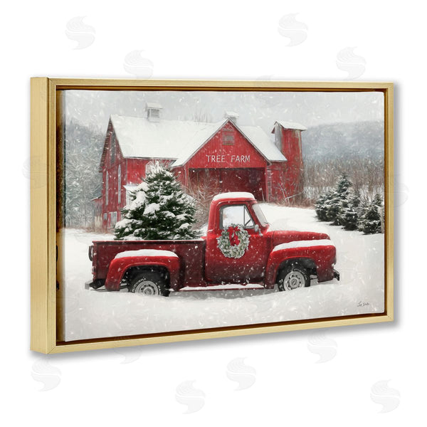 Stupell Industries Lori Deiter | Festive Tree Farm Pickup