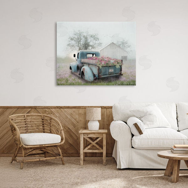 Stupell Industries Lori Deiter | Foggy Truck With Flowers Wall Art