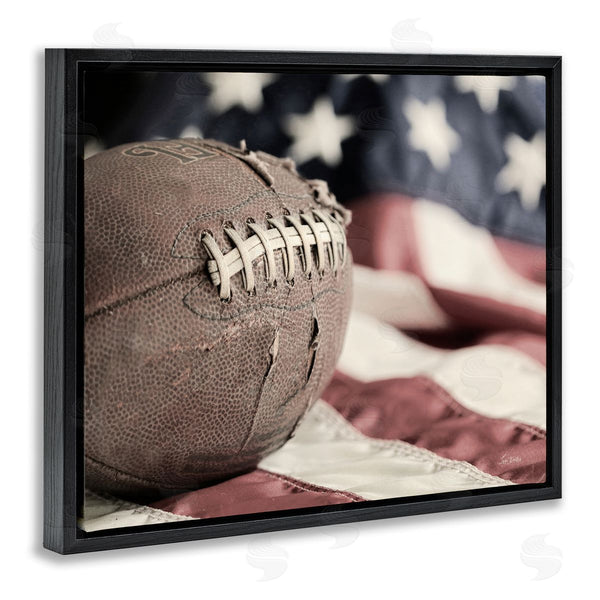 Stupell Industries Lori Deiter | Football & American Flag Wall Art