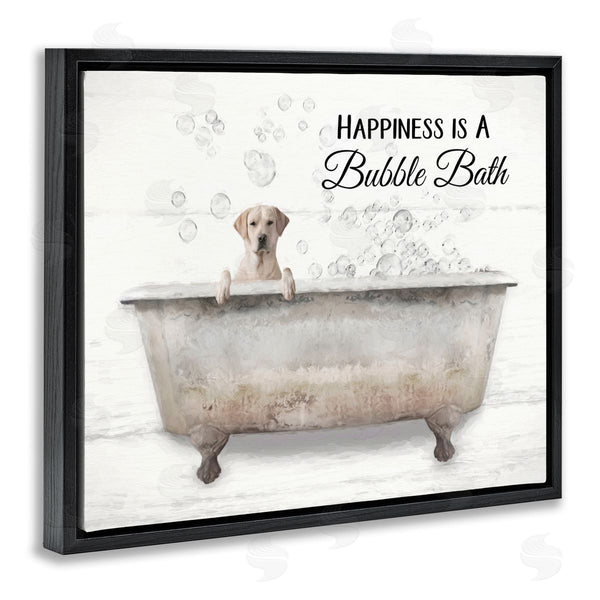 Stupell Industries Lori Deiter | Happiness Is A Bubble Bath Dog