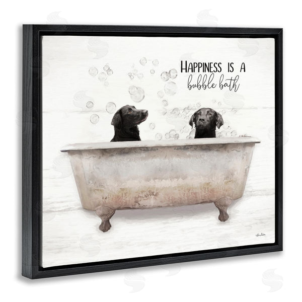 Stupell Industries Lori Deiter | Happiness Is A Bubble Bath Dogs