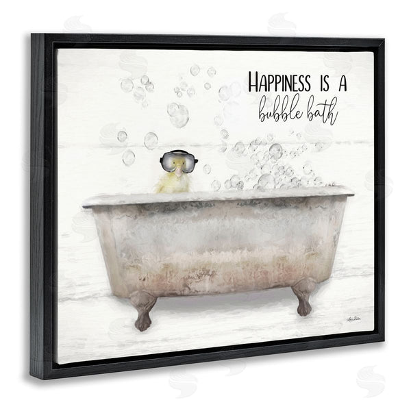Stupell Industries Lori Deiter | Happiness Is A Bubble Bath Duckling