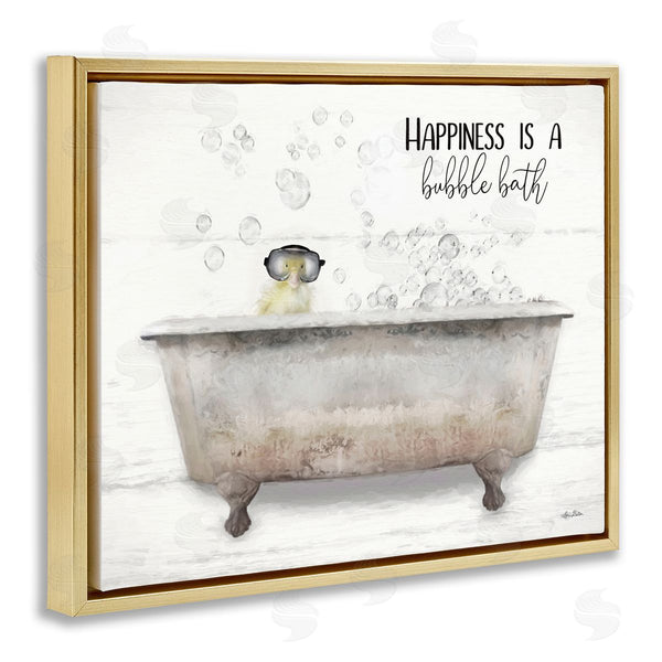 Stupell Industries Lori Deiter | Happiness Is A Bubble Bath Duckling