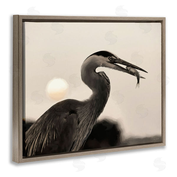 Stupell Industries Lori Deiter | Heron Feeding On Fish