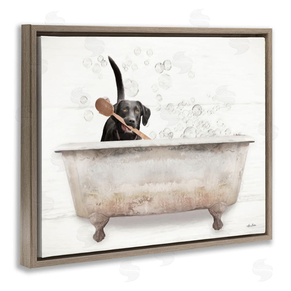 Stupell Industries Lori Deiter | Labrador Dog Bubble Bath