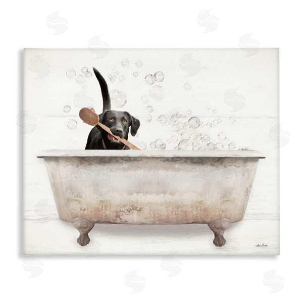 stupell industries Lori Deiter | Labrador Dog Bubble Bath