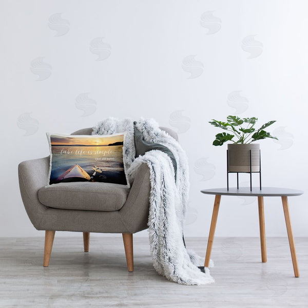 Stupell Industries Lori Deiter | Lake Life Phrase Scenery