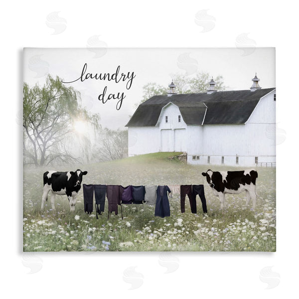 stupell industries Lori Deiter | Laundry Day with Rural Cows