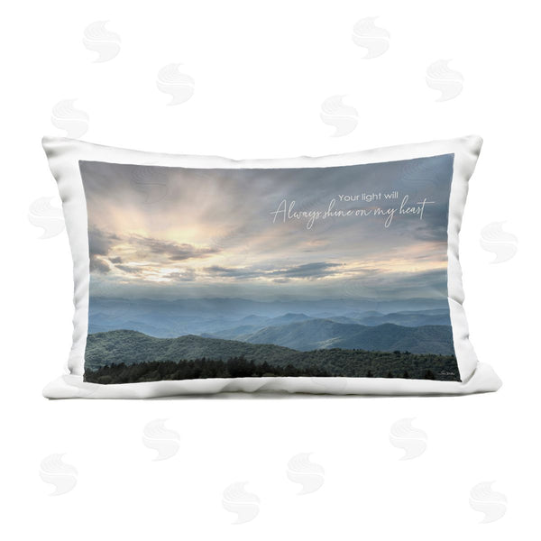 Stupell Industries Lori Deiter | Light Will Always Shine Landscape Printed Throw Pillow