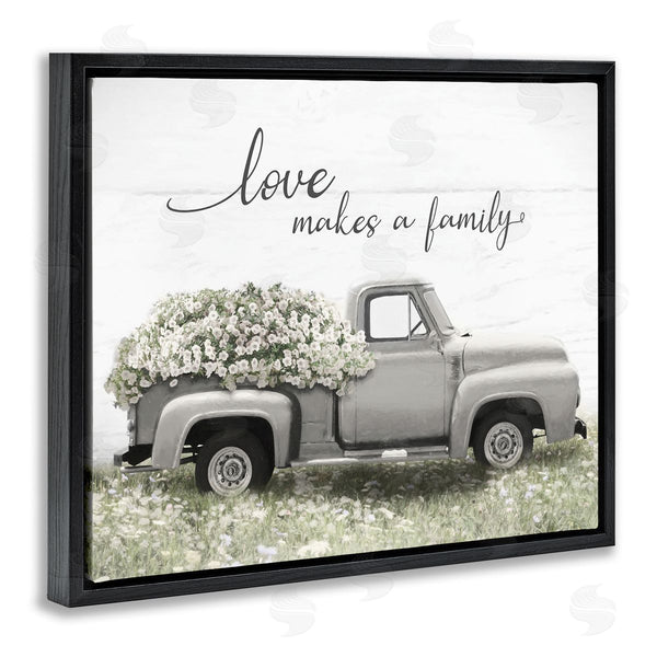 Stupell Industries Lori Deiter | Love Makes Family Flower Blossom Filled Truck Wall Art