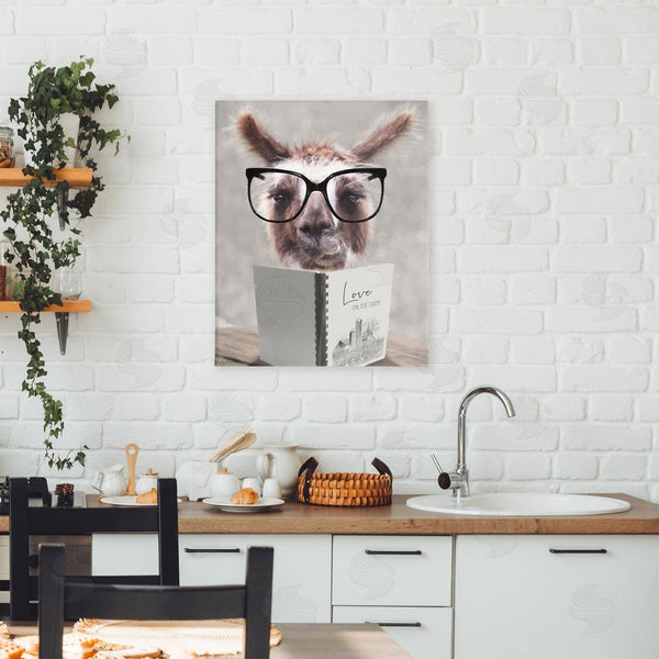 Stupell Industries Lori Deiter | Love On The Farm Llama Wall Art