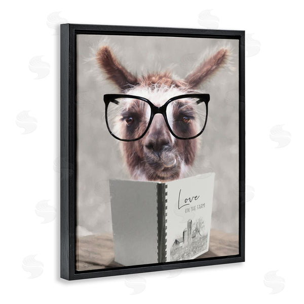 Stupell Industries Lori Deiter | Love On The Farm Llama Wall Art