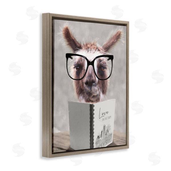 Stupell Industries Lori Deiter | Love On The Farm Llama Wall Art