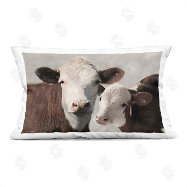 stupell industries Lori Deiter | Mommy & Me Cows Throw Pillow