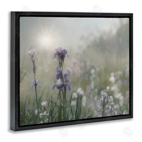Stupell Industries Lori Deiter | Morning Violet Field Blooming Sung Glare Photography Wall Art