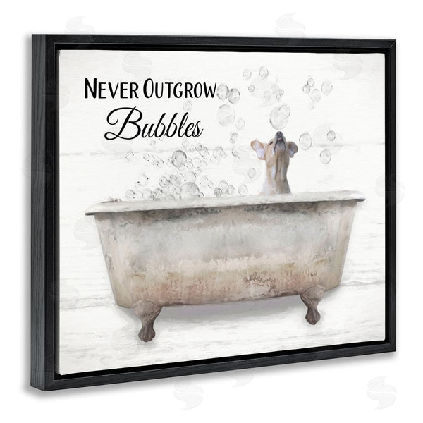 Stupell Industries Lori Deiter | Never Outgrow Bubbles Dog Tub