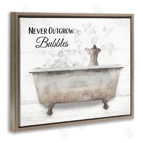 Stupell Industries Lori Deiter | Never Outgrow Bubbles Dog Tub