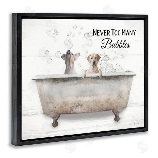 Stupell Industries Lori Deiter | Never Too Many Bubbles Dogs