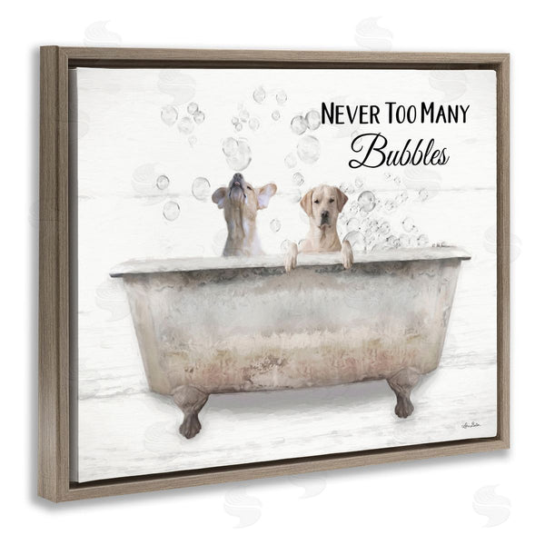 Stupell Industries Lori Deiter | Never Too Many Bubbles Dogs