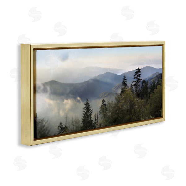 Stupell Industries Lori Deiter | Panoramic Cloudy Mountainous Nature Wall Art