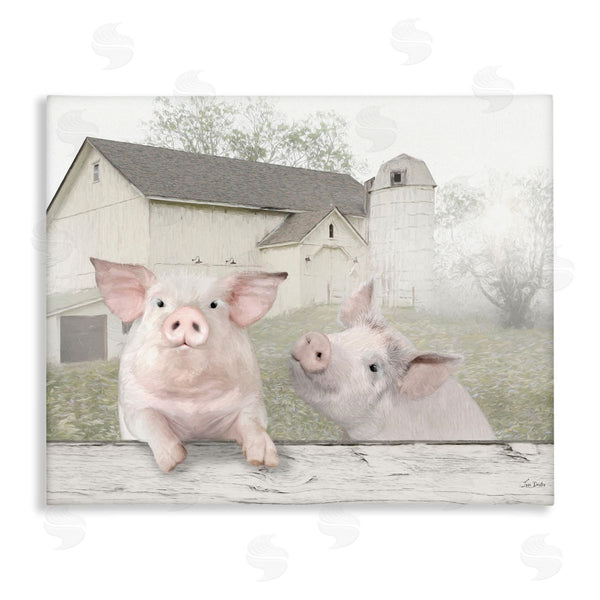 stupell industries Lori Deiter | Piglets Farm Scenery