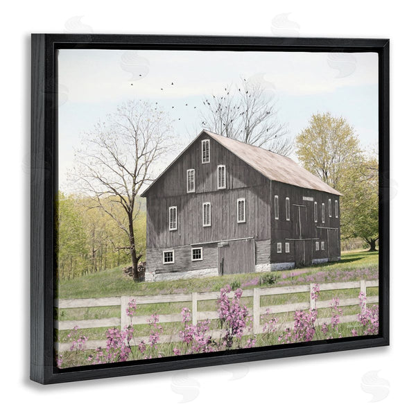 Stupell Industries Lori Deiter | Rural Country Cottage Comforting Grassy Meadow Flowers Wall Art