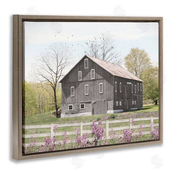 Stupell Industries Lori Deiter | Rural Country Cottage Comforting Grassy Meadow Flowers Wall Art