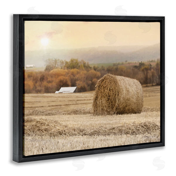 Stupell Industries Lori Deiter | Rural Haystack Farmland Field Shining Morning Sun Wall Art
