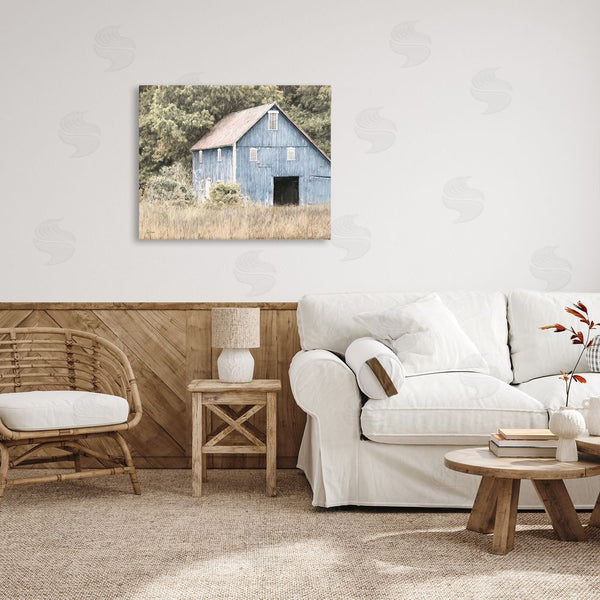 Stupell Industries Lori Deiter | Rustic Blue Barn Wall Art