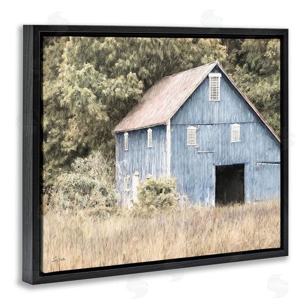 Stupell Industries Lori Deiter | Rustic Blue Barn Wall Art