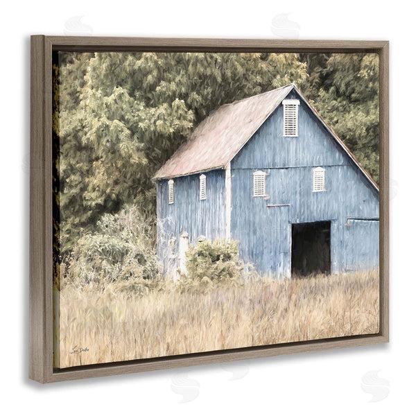 Stupell Industries Lori Deiter | Rustic Blue Barn Wall Art