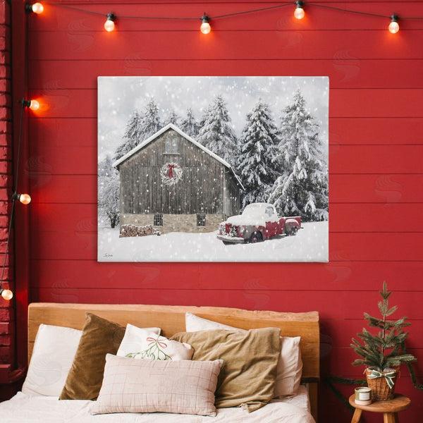 Stupell Industries Lori Deiter | Snow Covered Farm Scene