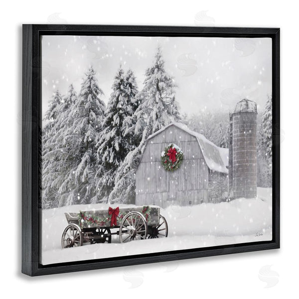 Stupell Industries Lori Deiter | Snow Covered Farmland