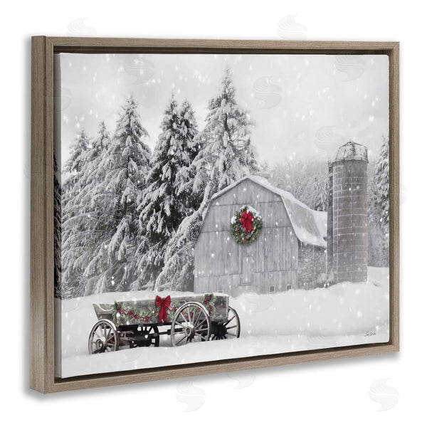 Stupell Industries Lori Deiter | Snow Covered Farmland