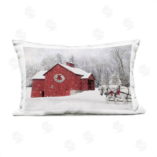 Stupell Industries Lori Deiter | Snow Covered Red Barn
