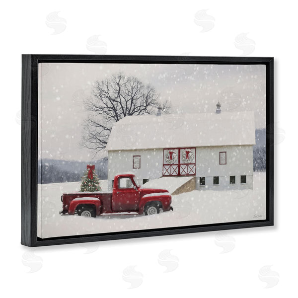 Stupell Industries Lori Deiter | Snowy Farmhouse On Christmas