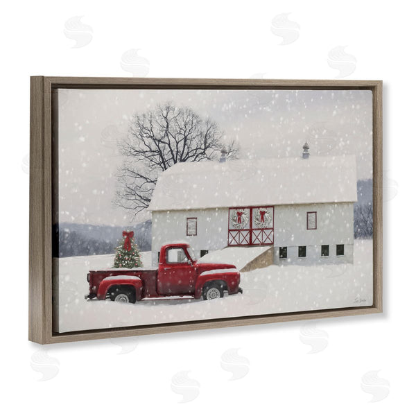 Stupell Industries Lori Deiter | Snowy Farmhouse On Christmas