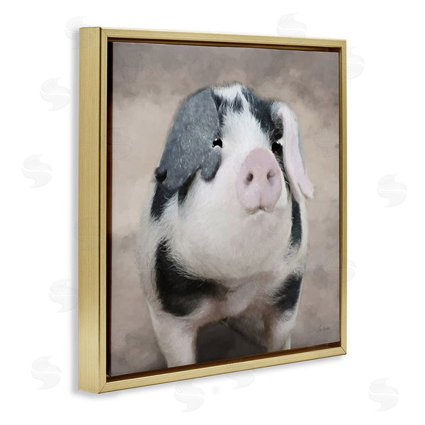 Stupell Industries Lori Deiter | Spotted Piglet Portrait