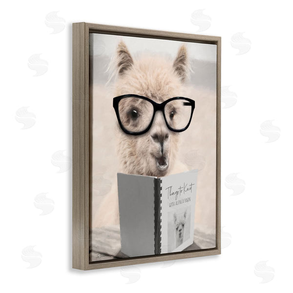 Stupell Industries Lori Deiter | Things To Knit Alpaca Wall Art