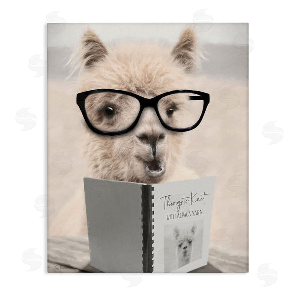 stupell industries Lori Deiter | Things to Knit Alpaca Wall Art