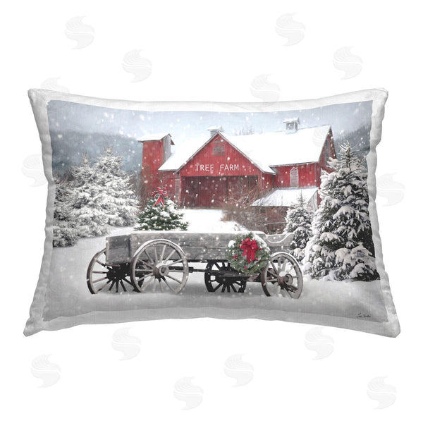 stupell industries Lori Deiter | Tree Farm Wagon Scene